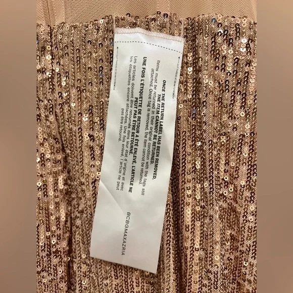 NWT BCBG MaxAzria Sequin Evening Gown - Picture 14 of 14